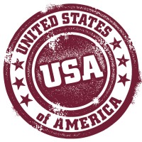 a vintage USA immigration stamp